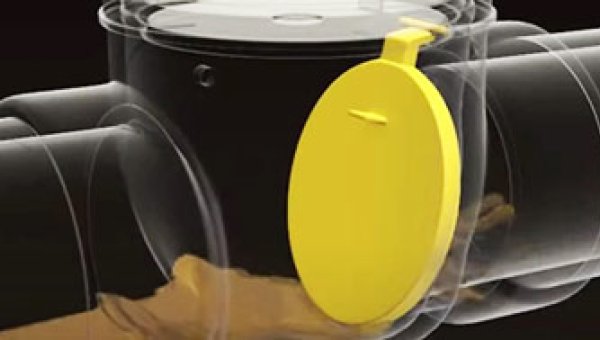 Vérification de la clapet anti retour de pluie avant le nettoyage