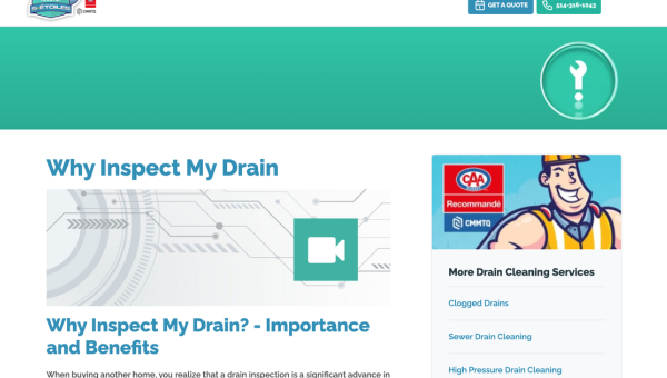 Why Inspect My Drain?