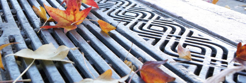 drains exempts de feuilles